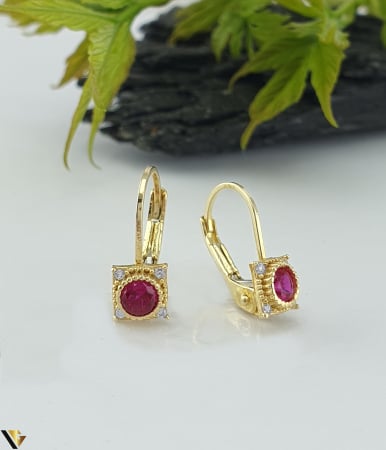 Bijuterii din aur - Cercei  Aur 14k