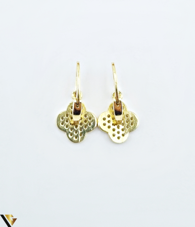 Cercei aur 14k Greutate: 1.99 grame Dimensiune: 16.00 mm / 9.43 mm Marcaj / titlu: 585 Locatie: HARLAU Tel: 0723353111 [2]