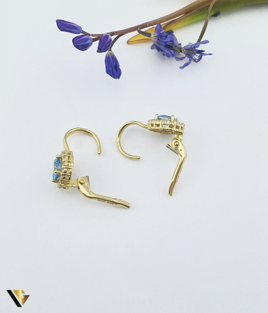 Cercei Aur 14k, Cubic zirconia [1]