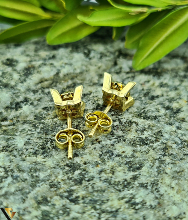 Cercei Aur 14k, Diamante 0.22 ct in total [1]