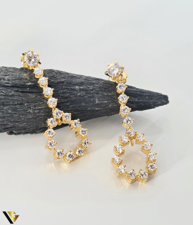 Cercei Aur 14k, Diamante 2.66 ct [1]