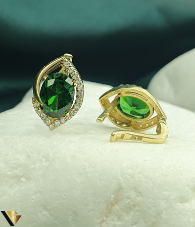 Cercei Aur 14K, Zirconiu [1]