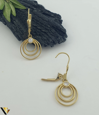 Cercei Aur 14K, Zirconiu [1]