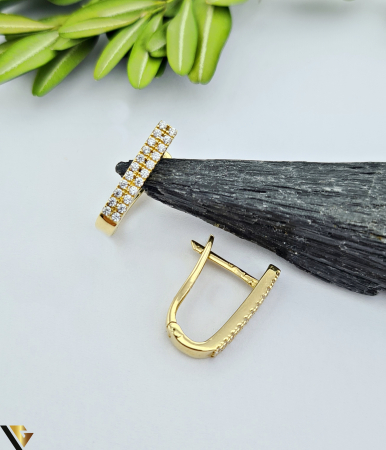Cercei din aur - Cercei Aur 14k,Zirconiu
