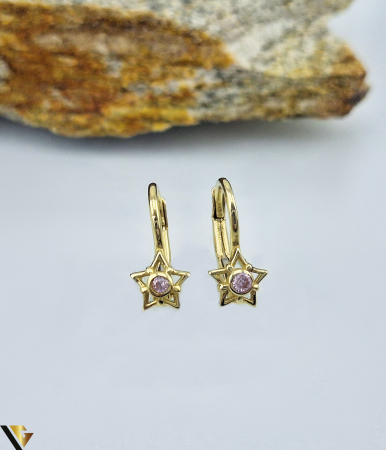 Cercei din aur - Cercei Aur 14k,Zirconiu