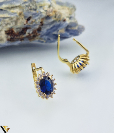 Cercei Aur 14k, Zirconiu [1]