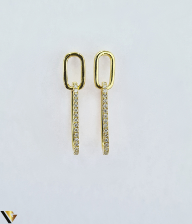 Bijuterii din aur - Cercei Aur 18k, Diamante 0.17 ct