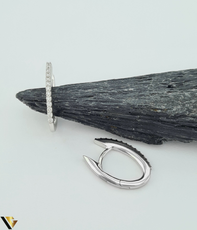 Cercei - Cercei Aur 18k, Diamante 0.26ct