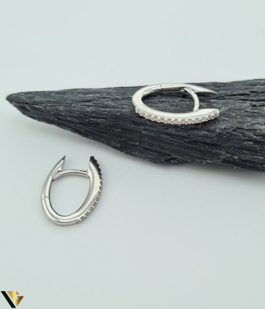 Cercei Aur 18k, Diamante 0.26ct [1]