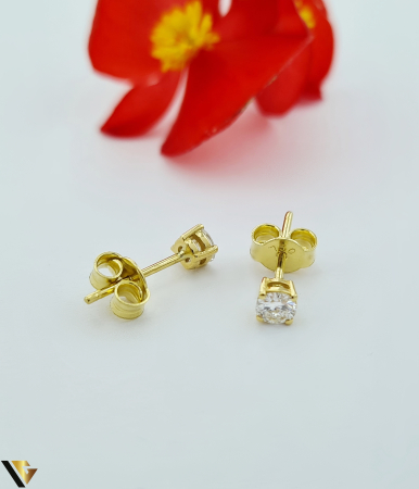 Cercei Aur 18k, Diamante 0.30 ct [1]