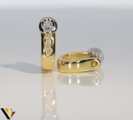 Cercei Aur 18k, Diamante 0.30 ct [2]