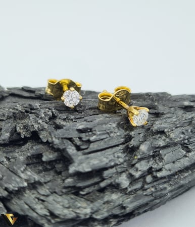 Cercei - Cercei Aur 18k, Diamante 0.88 ct