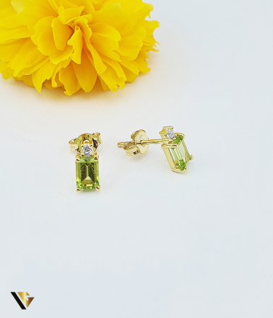 Cercei - Cercei Aur 9k, Peridot
