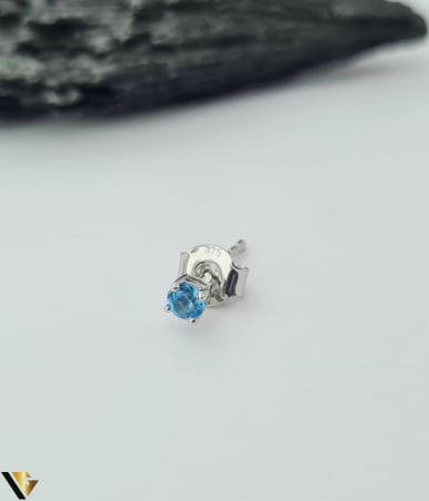 Bijuterii din aur - Cercel Aur 9k, Topaz