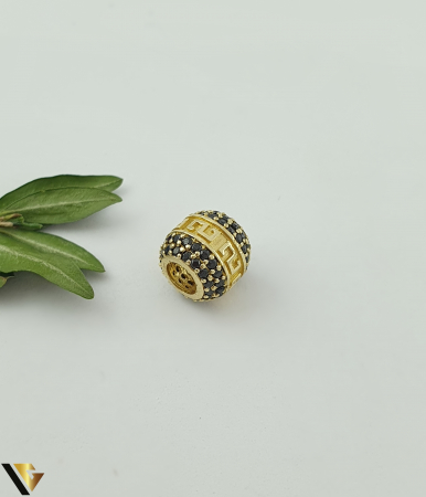 Butoni, piercinguri si accesorii din aur - Charm / Talisman Aur 14k, Zirconiu