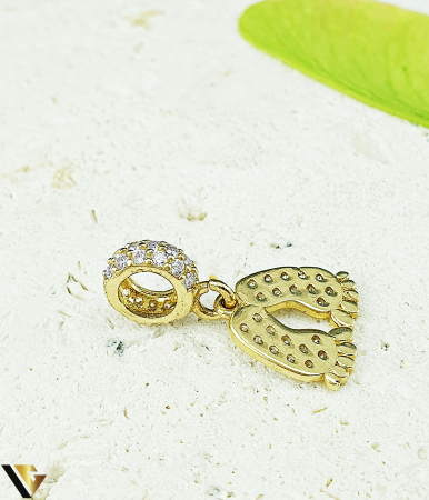 Charm / Talisman Aur 14k, Zirconiu [1]