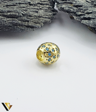 Bijuterii din aur - Charm / Talisman Aur 14k, Zirconiu