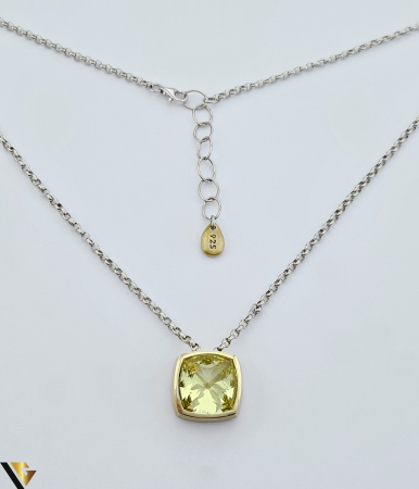 Coliere si lanturi din argint - Colier Argint 925, Lemon Quartz