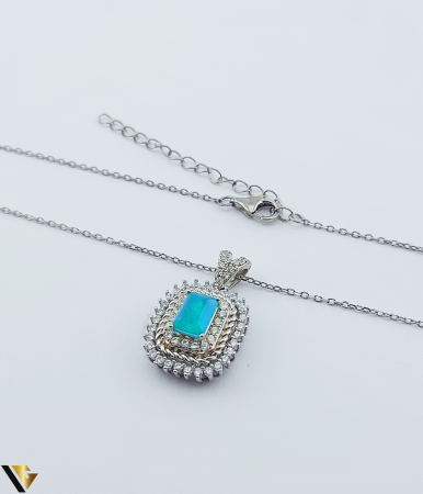Colier Argint 925, Paraiba, 4.47 grame [1]