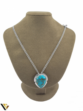 Colier Argint 925, Turcoaz,  Perla [2]