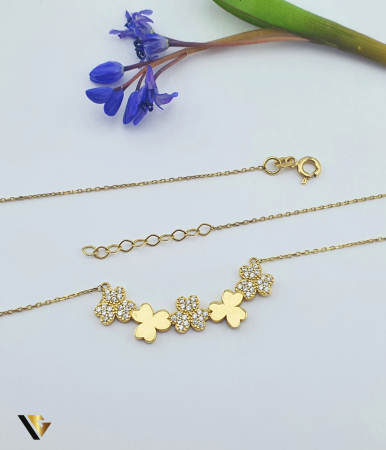 Colier Aur 14k, Cubic zirconia [1]