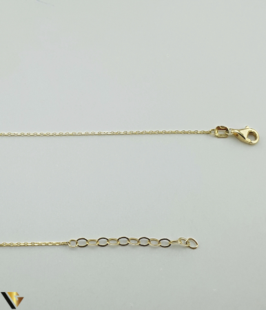 Colier Aur 14k, Malachit [1]