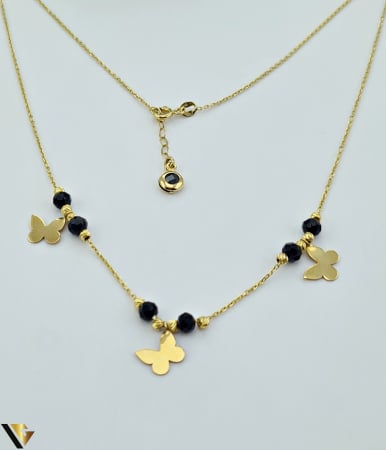 Coliere si lanturi din aur - Colier Aur 14k, Zirconiu