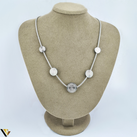 Coliere cu diamante - Colier otel inoxidabil , Diamante aprox .0.063 ct 20.41g