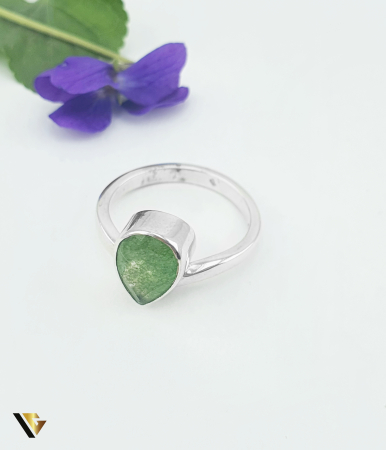 Inel Argint 925, Aventurin [1]