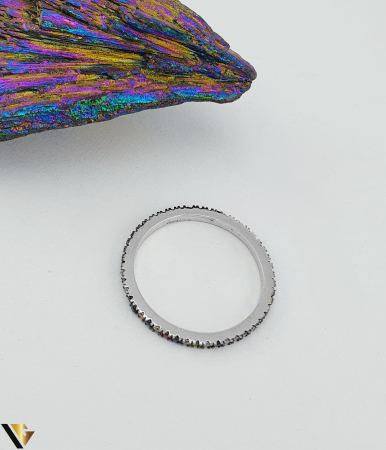 Inel argint 925, model eternity cu cubic zirconia [1]