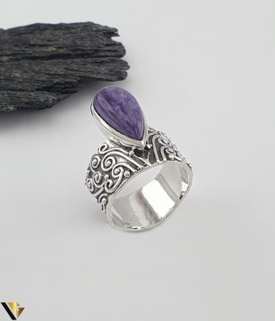 Inele din argint - Inel Argint 925, Charoite