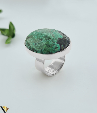 Bijuterii din argint - Inel argint 925, crisocola