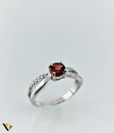 Inele din argint - Inel Argint 925, Granat, 2.95 grame