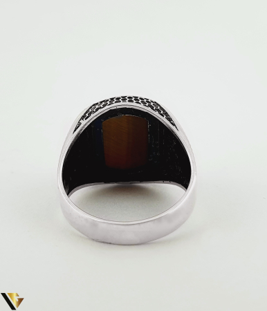 Inel Argint 925, Ochi de tigru [1]