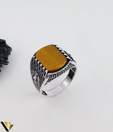 Inele din argint - Inel Argint 925, Ochi de tigru