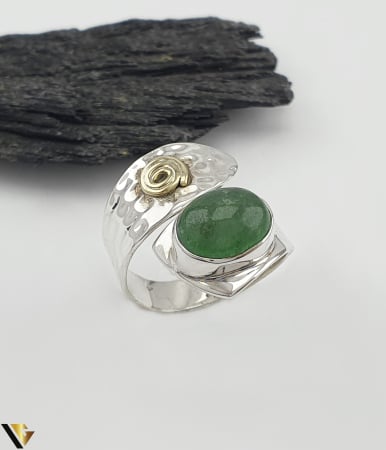 Inele din argint - Inel Argint 925, Onix verde