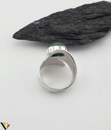 Inel Argint 925, Onix verde [1]