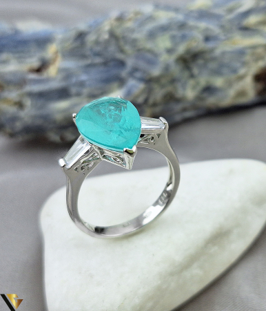 Inele din argint - Inel Argint 925, Paraiba