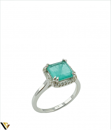 Inele din argint - Inel Argint 925, Paraiba, 3.19 grame