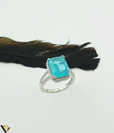 Inele din argint - Inel argint 925,Paraiba