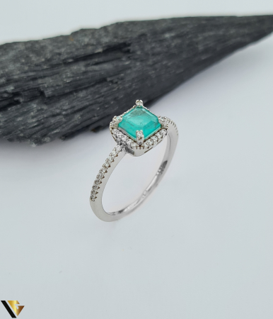 Inele din argint - Inel Argint 925, Paraiba