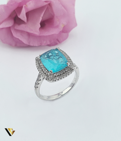 Bijuterii din argint - Inel Argint 925, Paraiba