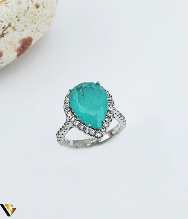 Inele din argint - Inel Argint 925, Paraiba