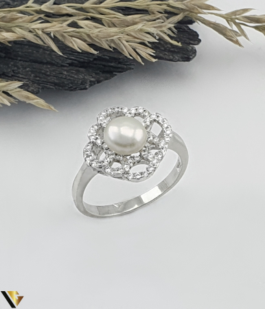 Bijuterii din argint - Inel Argint 925, Perla