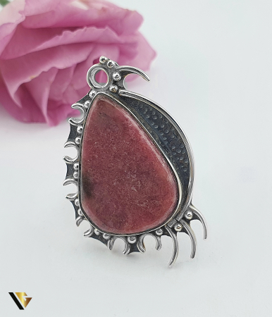 Inel Argint 925, Rodonit [2]