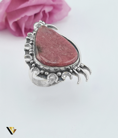 Bijuterii din argint - Inel Argint 925, Rodonit