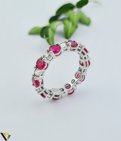 Bijuterii din argint - Inel Argint 925, Rubin