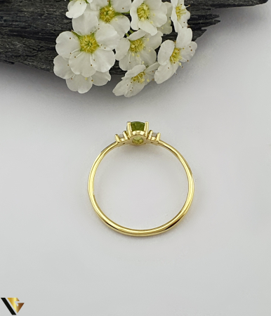 Inel Aur 9k, Peridot [1]