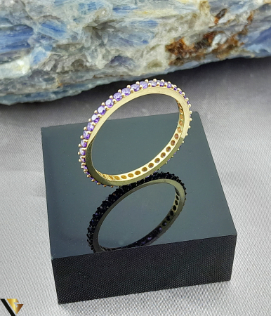 Inele din aur - Inel Aur 14k, Zirconiu