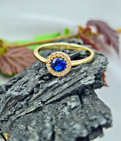 Inel Aur 14k,Spinel si Zirconiu [1]